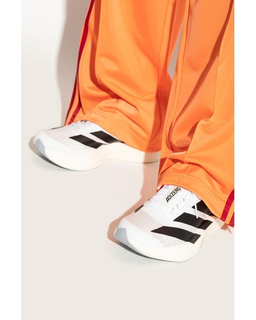 Adidas Originals White Sports Shoes 'Adizero Evo Sl W'