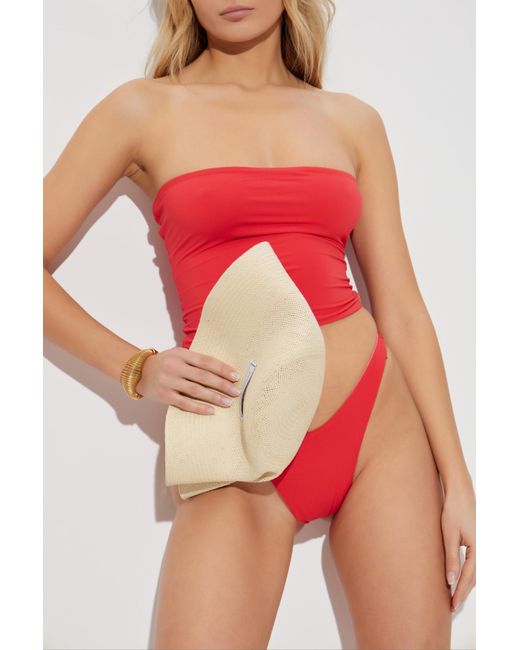 Bondeye Red Reversible Bikini Bottom Siara