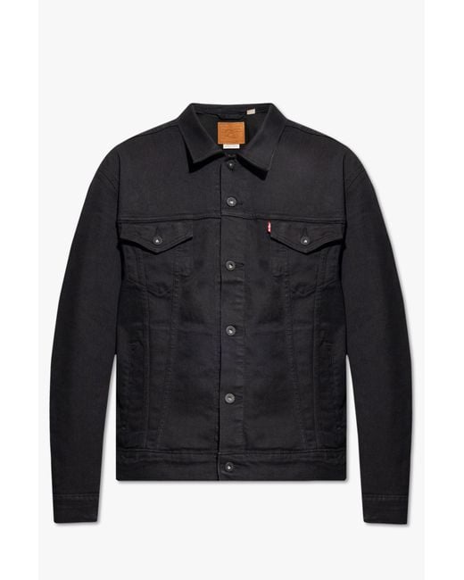 Levi's Black 'responsibly Made' Collection Denim Jacket for men