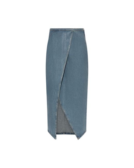 IRO Blue Denim Skirt 'Isys'