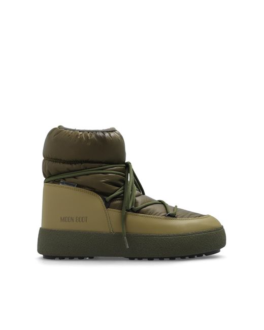Moon Boot Green Mtrack Low Snow Boots for men