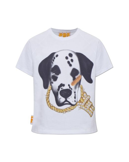 PDF Blue T-Shirt With Print for men