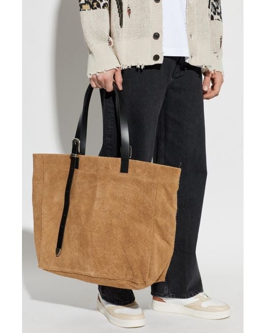 AllSaints Brown 'Haven' Shopper Bag for men
