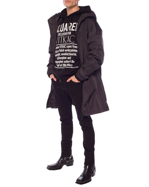 DSquared² Black Ankle Boots for men