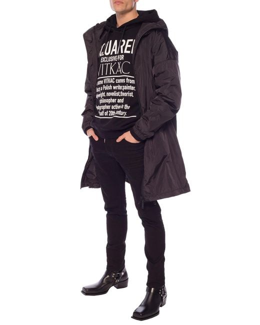 DSquared² Black Ankle Boots for men