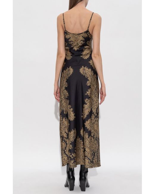 AllSaints Black Patterned Dress