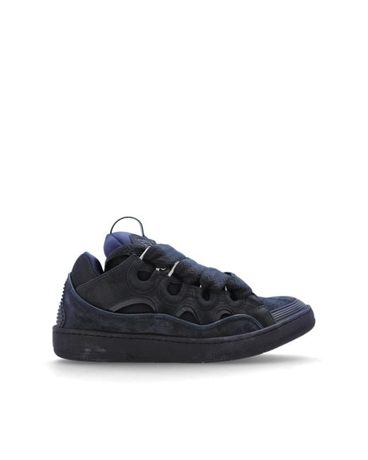 Lanvin Blue "Curb" Sports Shoes for men