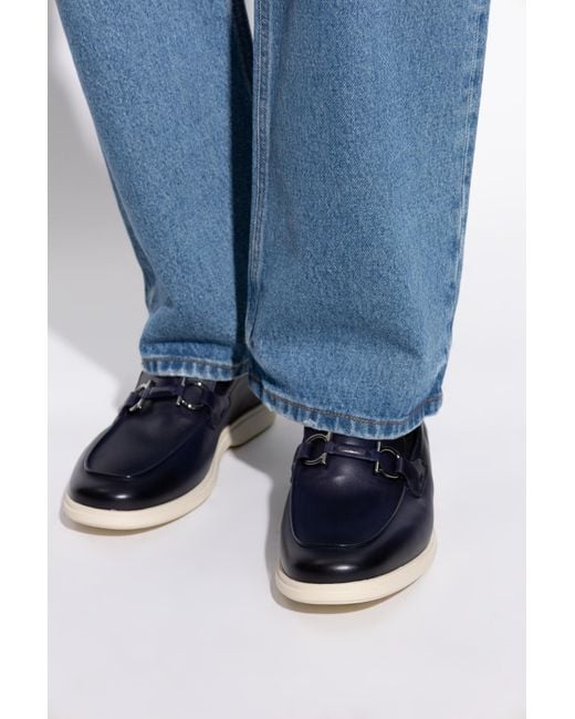 Ferragamo Blue Shoes Cosimo for men