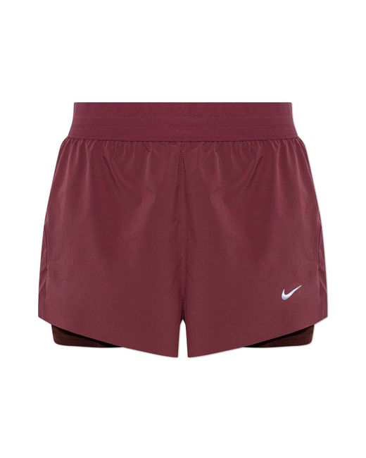 Nike Red Logo Shorts