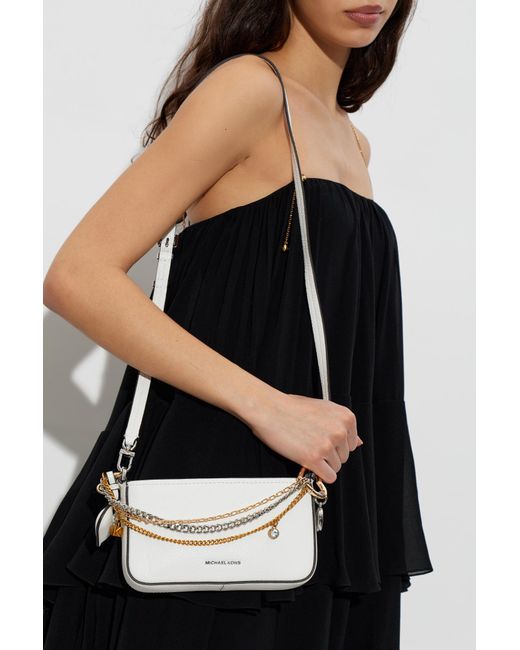 MICHAEL Michael Kors White Shoulder Bag 'Bryant Small'