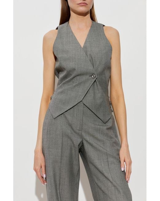 McQueen Gray Wool Blazer