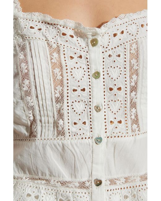 LoveShackFancy White Top Karmina