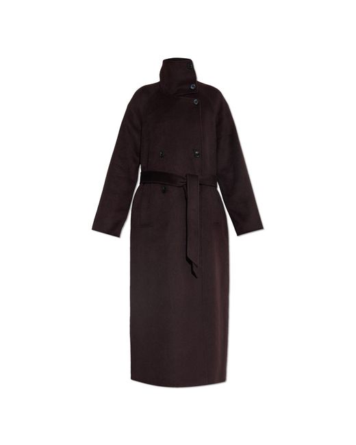 Samsøe & Samsøe Black Coat 'Sahanne'