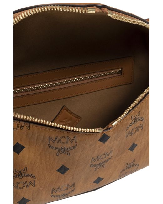 MCM Brown Fanny Pack 'Diamante'