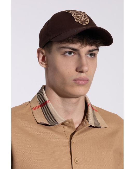 Burberry Brown Baseball Cap for men