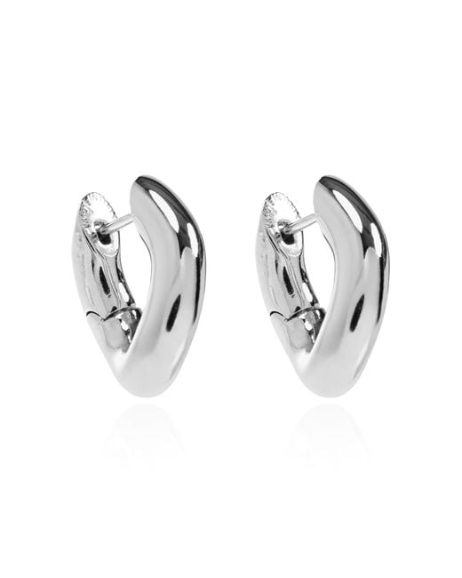 Balenciaga Black Brass Earrings