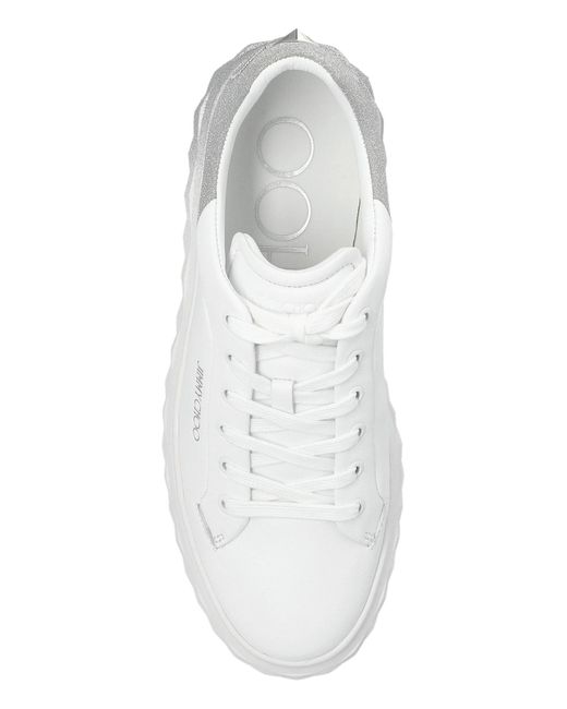 Jimmy Choo White Diamond Sneakers