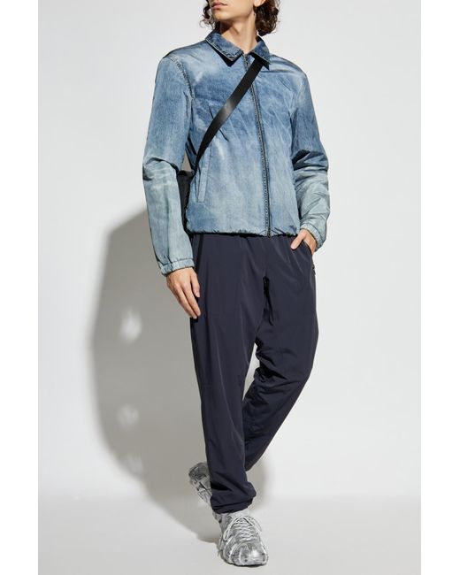 DIESEL Blue Insulated Jacket 'J-Act' for men