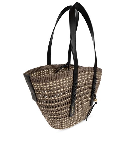 Loewe Black "Medium Braid" Bag