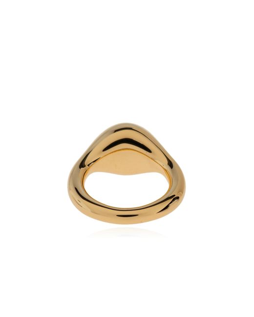LIE STUDIO Brown Ring "Hazel"