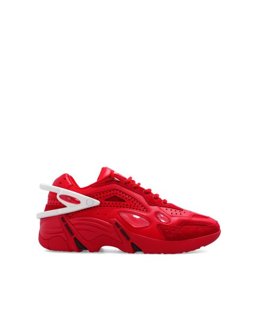Raf Simons Leather 'cylon-21' Sneakers 