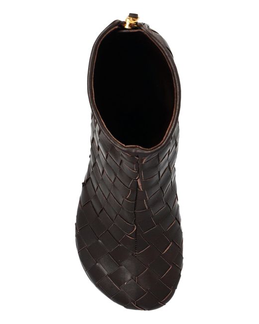 Bottega Veneta Brown Heeled Ankle Boots 'Atomic'