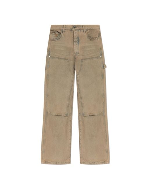 Amiri Natural Straight-Leg Jeans for men