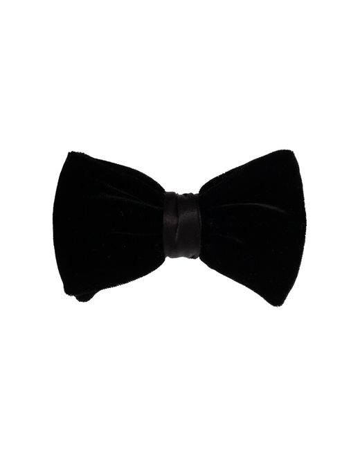 Giorgio Armani Black Velvet Bow Tie, for men
