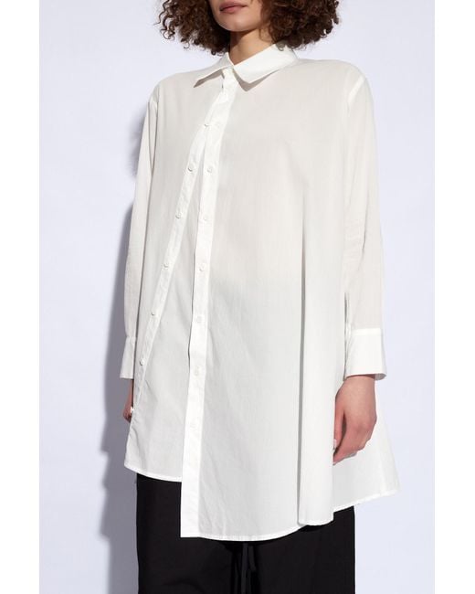 Yohji Yamamoto White Cotton Shirt,