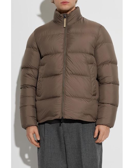Woolrich Brown Oversized Puffer Jacket for men