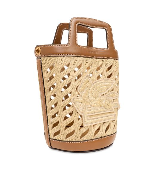 Etro Natural 'coffa' Shopper Bag,