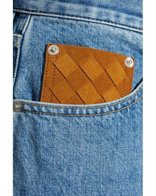 Bottega Veneta Blue Jeans With Rolled-Up Legs for men