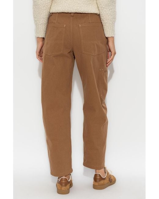 Isabel Marant Brown Trousers 'Oumaya'