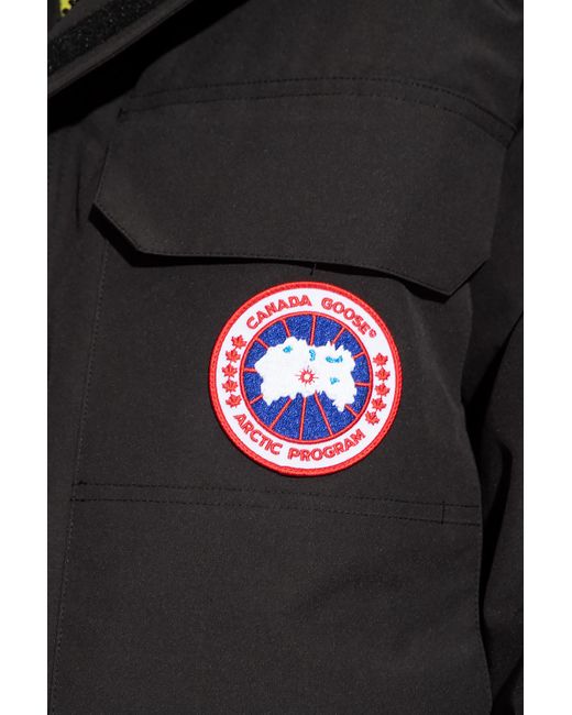 Canada Goose Black 'Expedition' Down Jacket for men