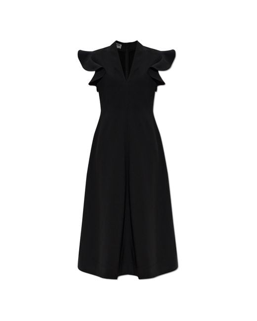 Moschino Black V-Neck Dress
