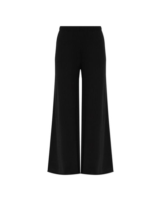 Lisa Yang Black 'Ainsley' Cashmere Trousers