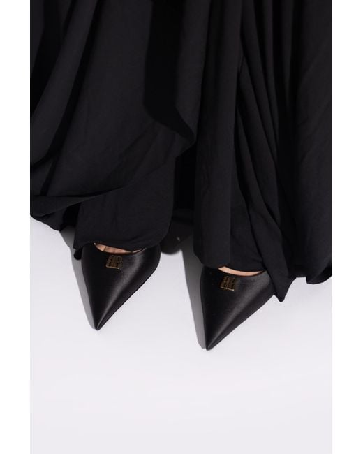 Balenciaga Black Heeled Shoes "Avenue"