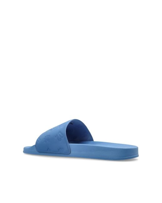DSquared² Blue Flip-Flops With Logo for men