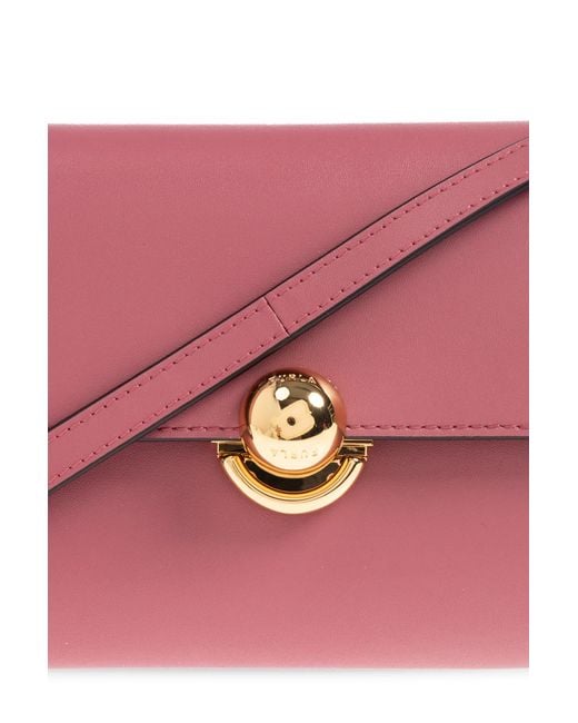 Furla Red Shoulder Bag "Sfera"