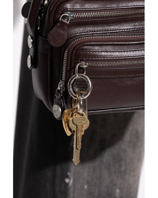 Acne White Keychain