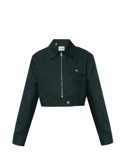 Lacoste Green Jacket With Logo