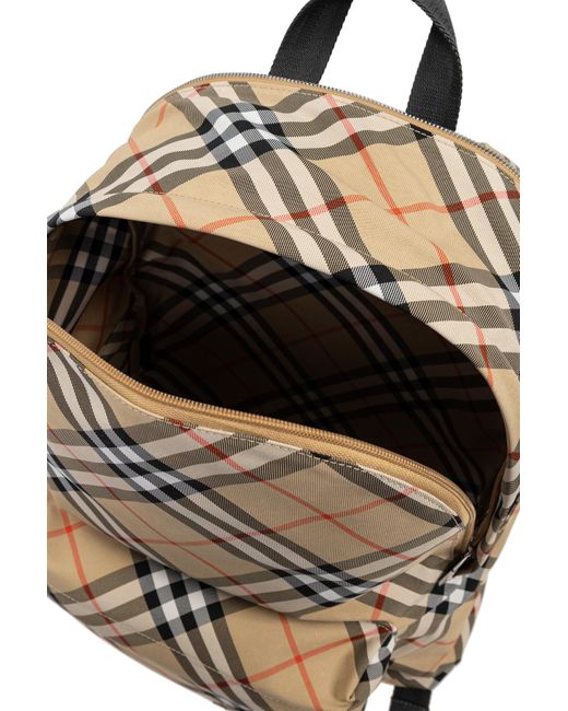 Burberry Gray Rucksack for men