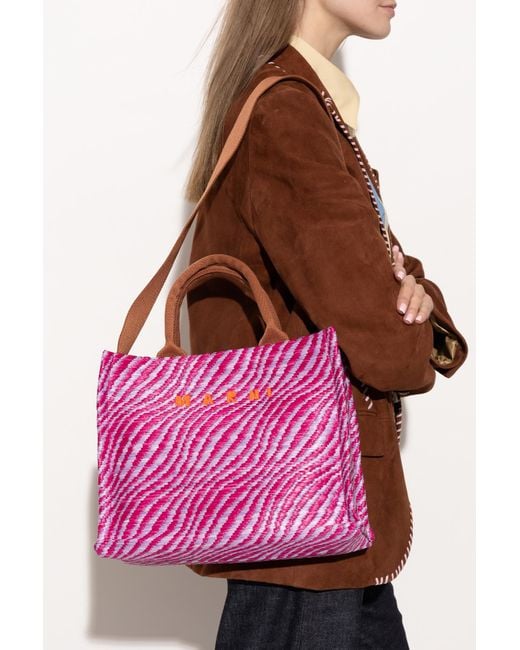 Marni Pink Shopper Bag