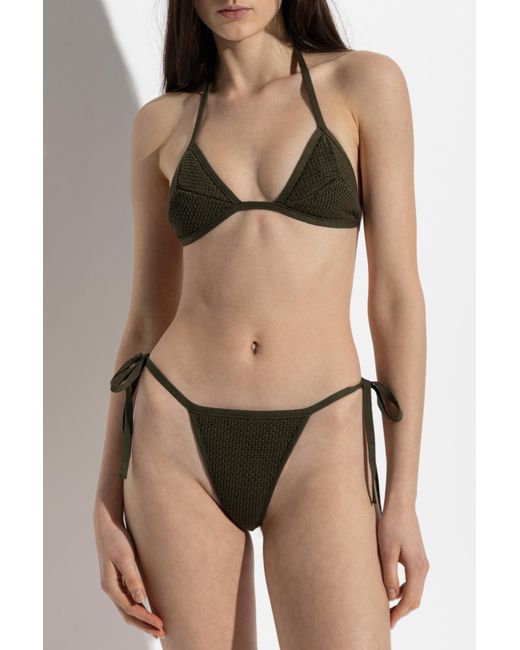 DSquared² Black Two-Piece Swimsuit