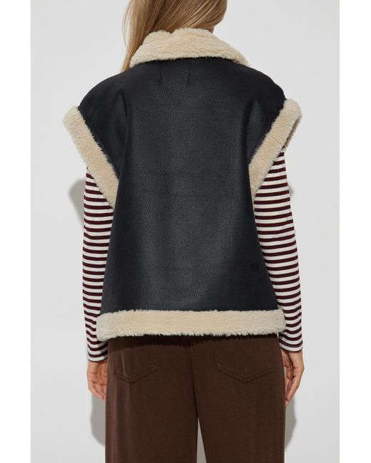 Munthe Black Vest 'Lurple'