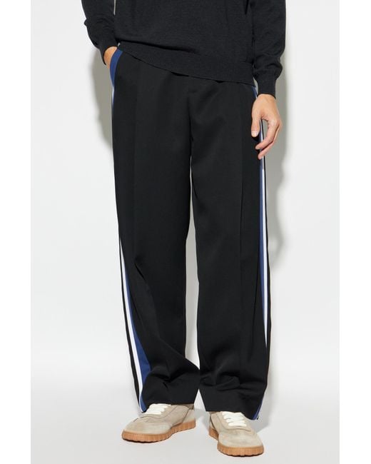 Marni Black Wool Trousers for men