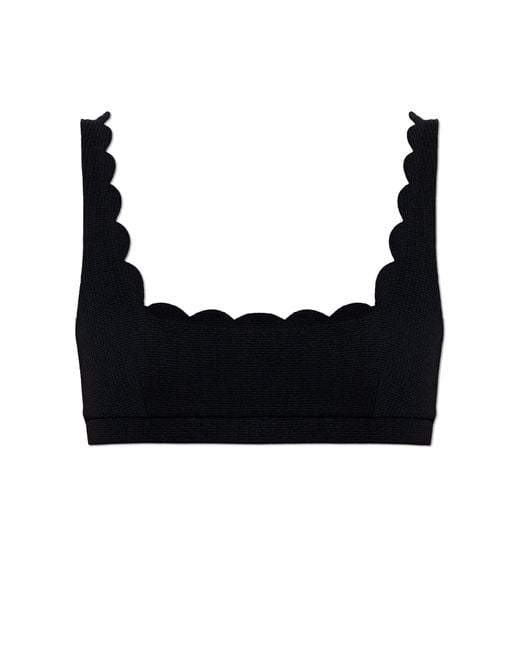 Marysia Swim Black Top Of The "Mini Palm Springs" Swimsuit