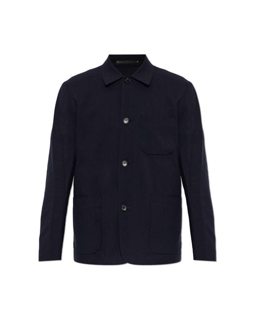 Paul Smith Blue Wool Blazer for men
