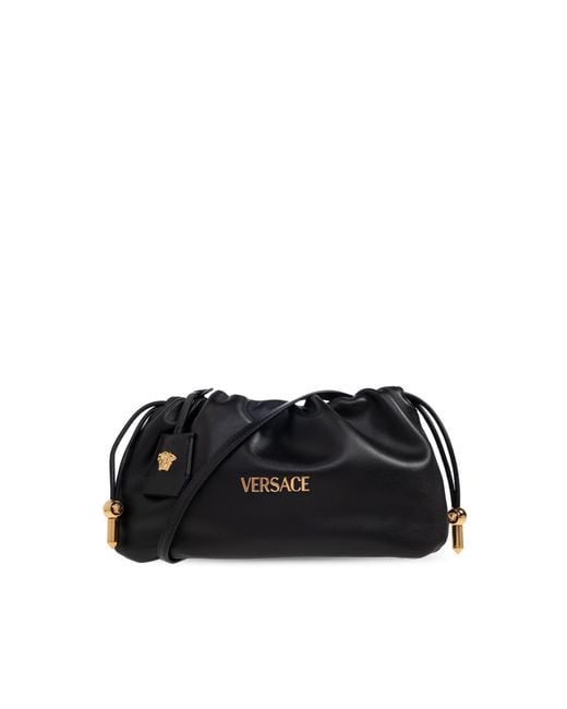 Versace Black Shoulder Bag "Tag Mini"