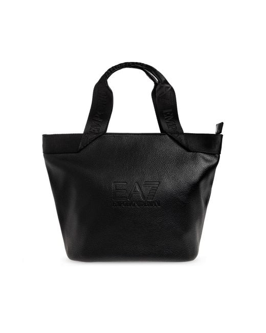EA7 Black Bag With Logo